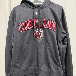 SUNY CORTLAND Under Armour Gray Collegiate Sweater